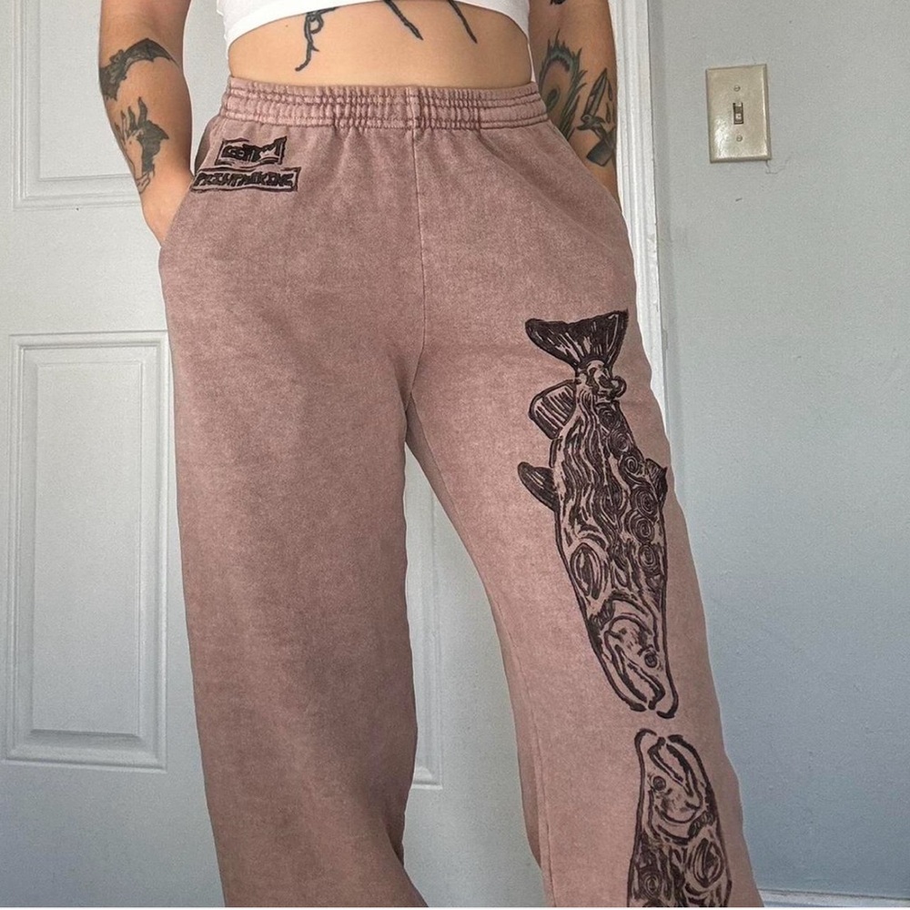 Los Angeles apparel block printed sweatpants